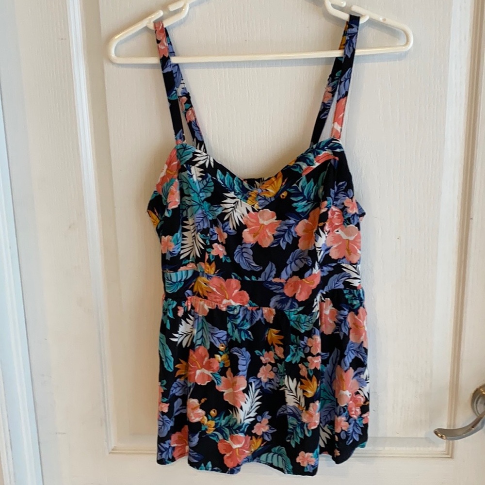 Torrid Floral Tank Top